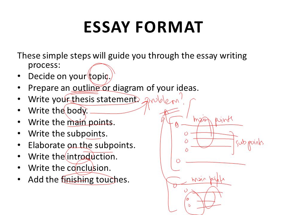 Simple guidelines for essay writing
